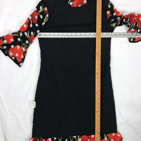 Dolce & Gabbana Polka Dots and Carnations Ruffled Mini Dress Spring/Summer 2015 - Picture 11 of 11